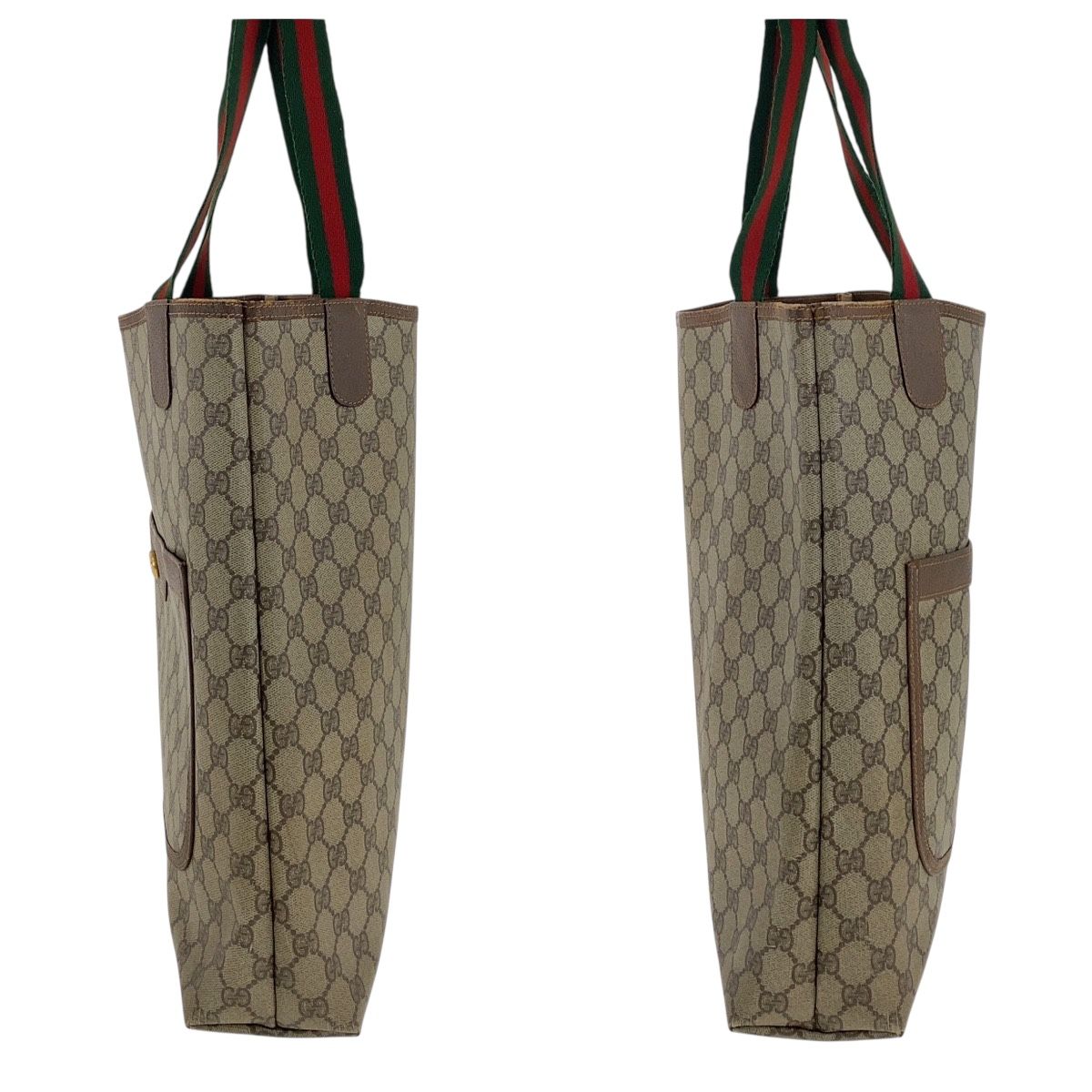 オールドグッチ GGスプリーム トートバッグ シェリーライン ヴィンテージ GUCCI グッチ ヴィンテージ オールドグッチ シェリーライン 男女