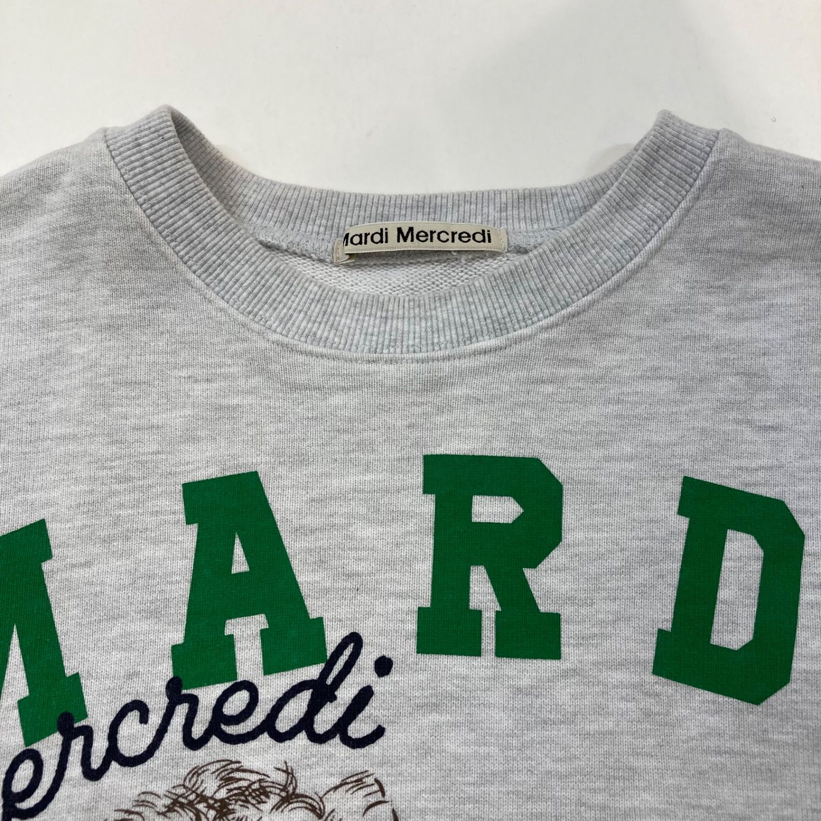 MardiMercredi マルディメクルディ プードルスウェット MM-01-CT100-OX