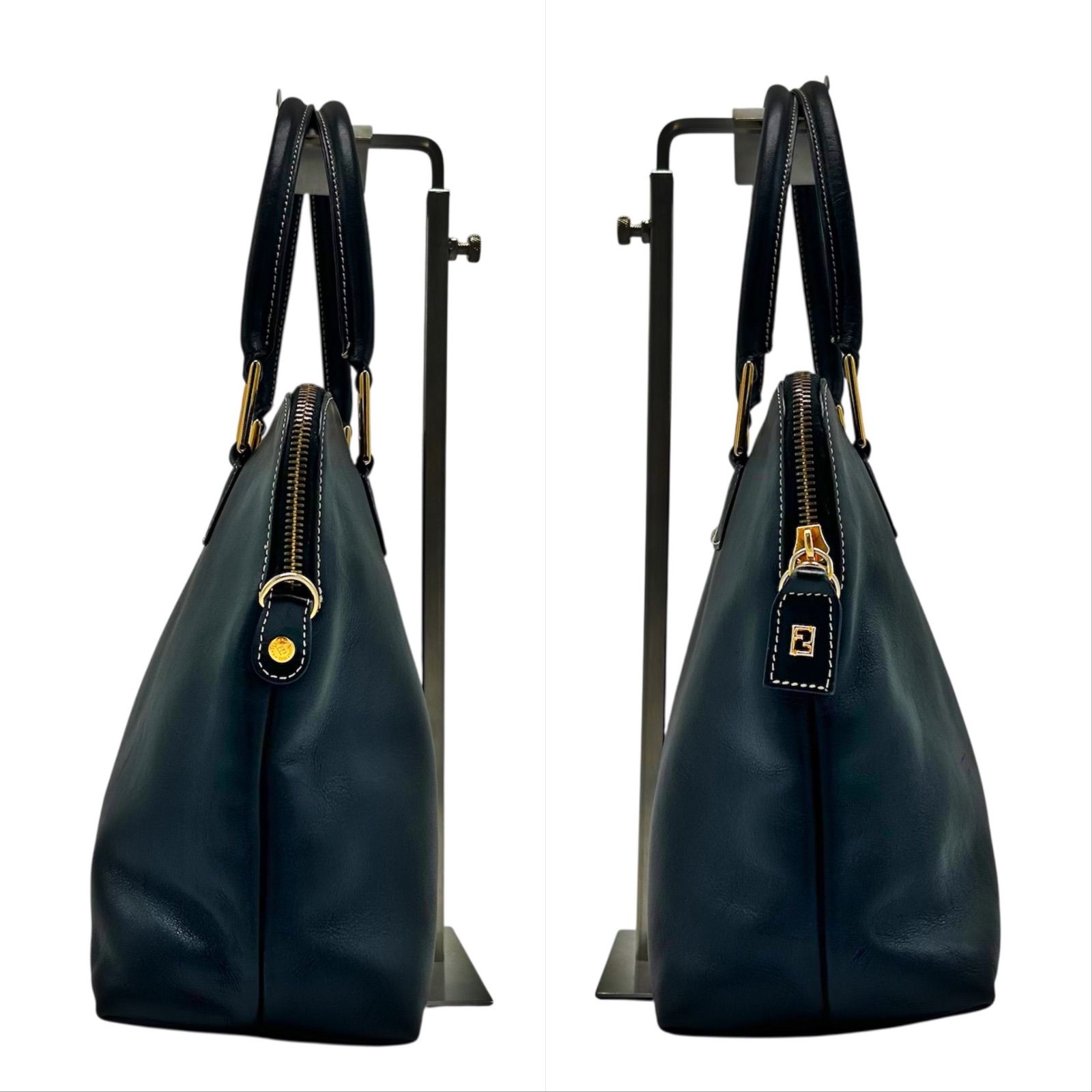 極美品 フェンディ トートバッグ 2way ゼブラ柄 FF金具