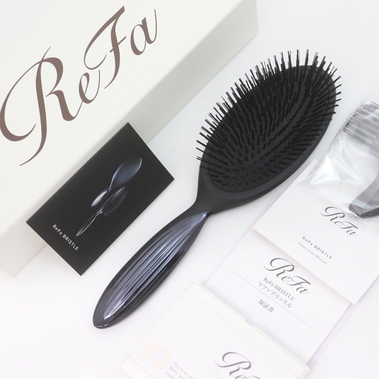 【新品未開封】ReFa Bristle リファブリッスル　 ヘアブラシ ブラック Refa BRISTLE リファブリッスル | hair Charme 『ヘアーシャルム