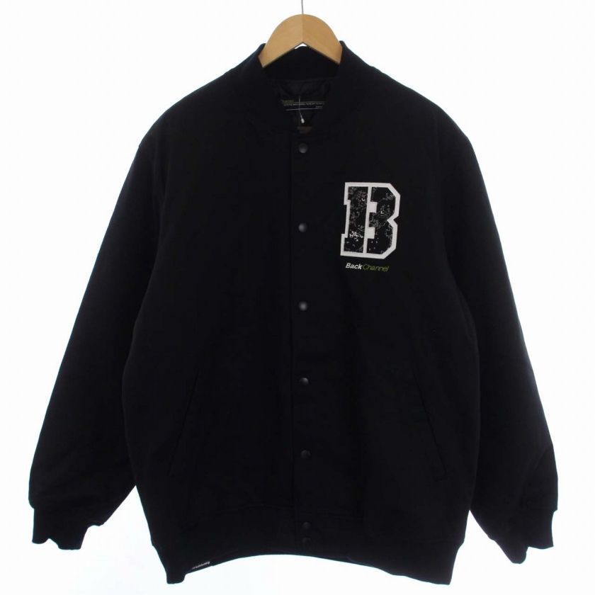 BACK CHANNEL STADIUM JACKET XXL 黒-