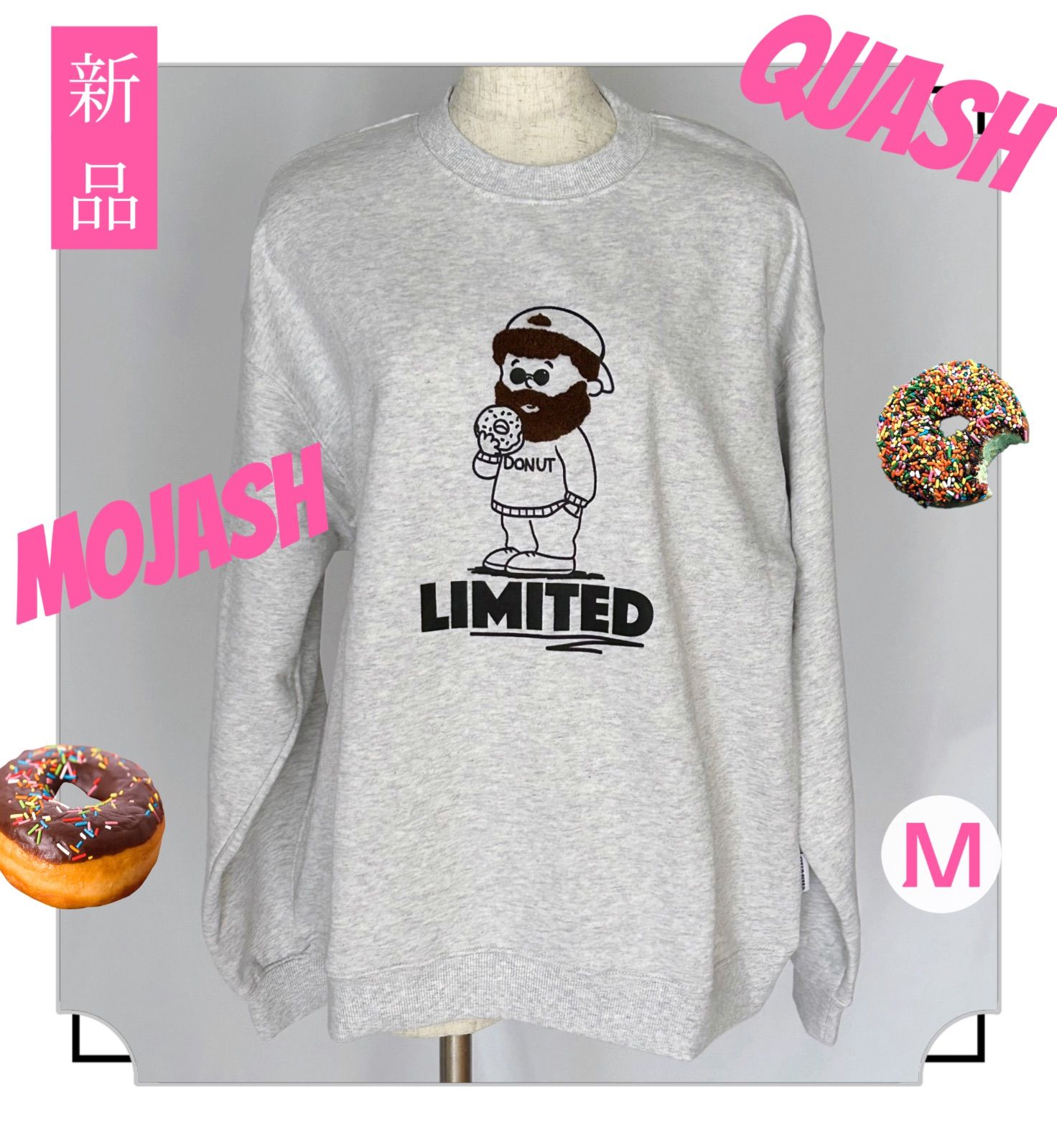 刺繡 トレーナー 新品 familiarアップル刺繍 ネイビー トレーナー 110