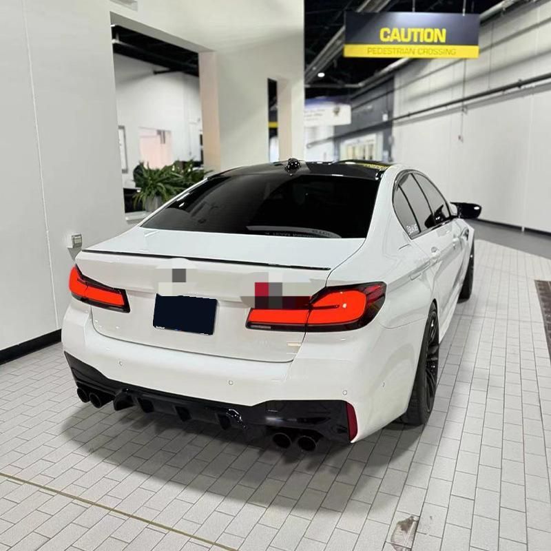 BMW 5シリーズ G30 2018-2025用 M5スタイル リアスポイラー トランクウイング 外装カスタムパーツ 530Li 520i 525i対応 ABS製