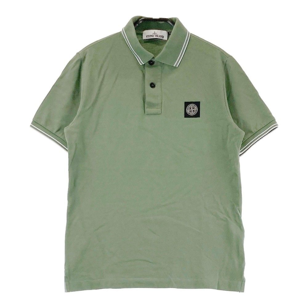 STONE ISLAND ストーンアイランド 2022年モデル 半袖ポロシャツ  グリーン系 S [240101288926] メンズ
