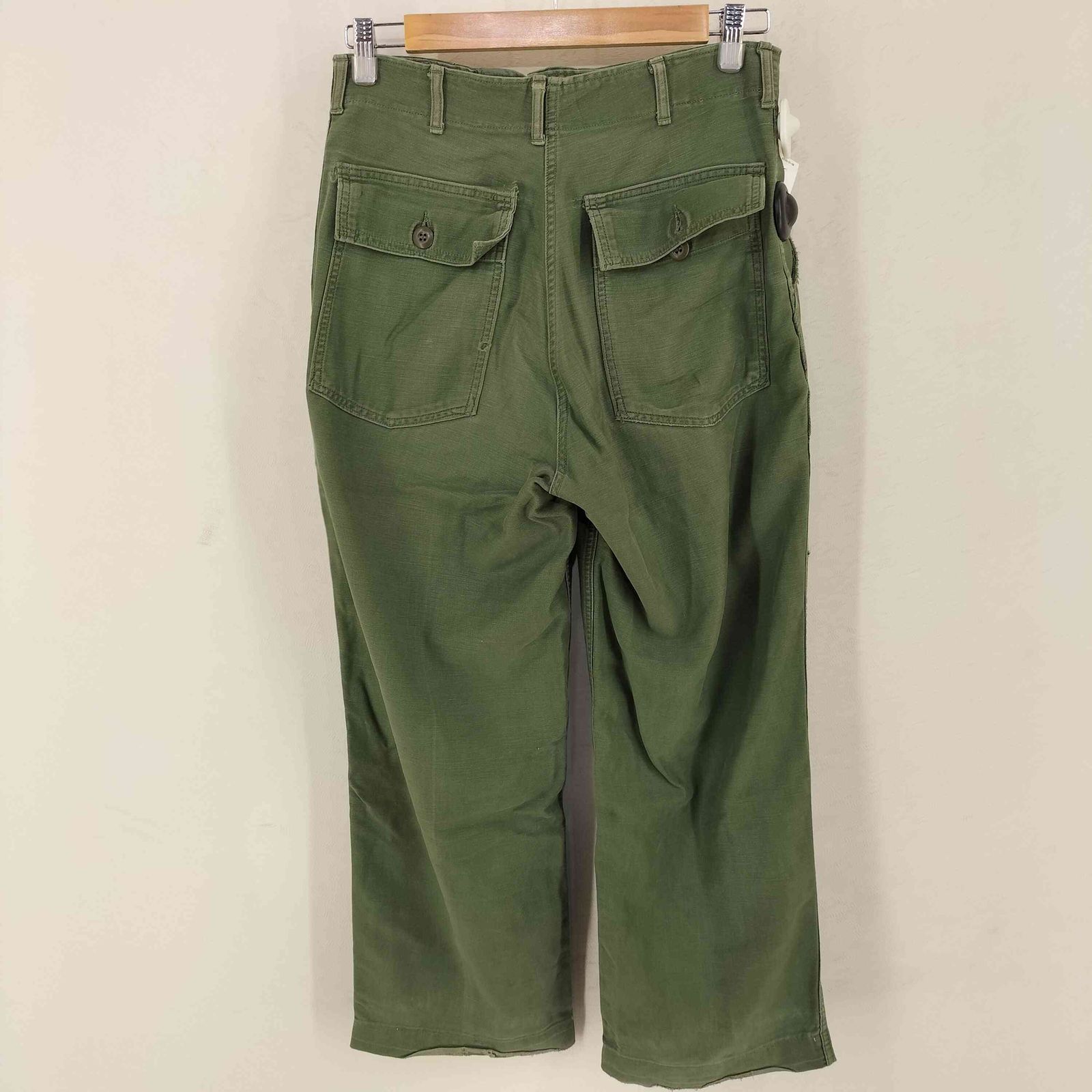 US ARMY ベイカーパンツ　ボタンフライ 50's U.S.ARMY 最初期 ベイカーパンツ ボタンフライ 表記(SMALL