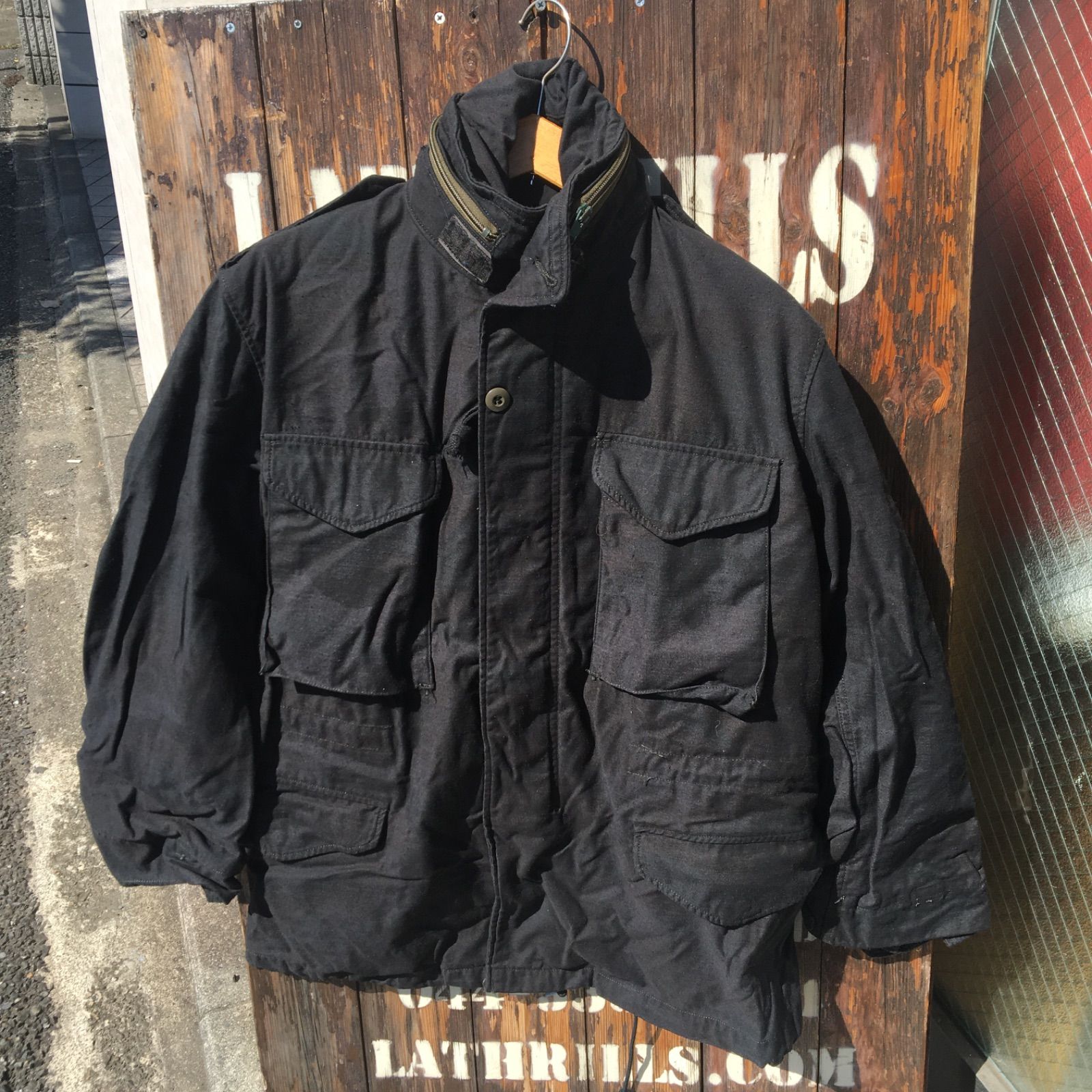 80's Vintage 【US ARMY】米軍実物 84年製 M-65 3rdブラスジッパー ...