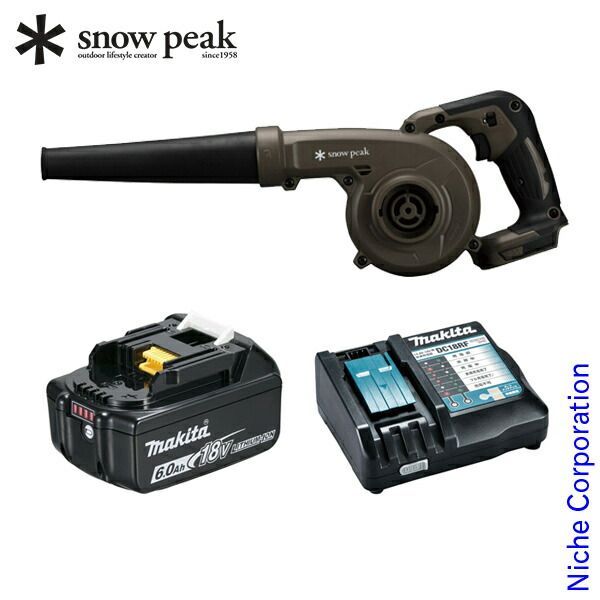スノーピークsnow peak フィールドブロワー MKT-103 18v キャンプ以外