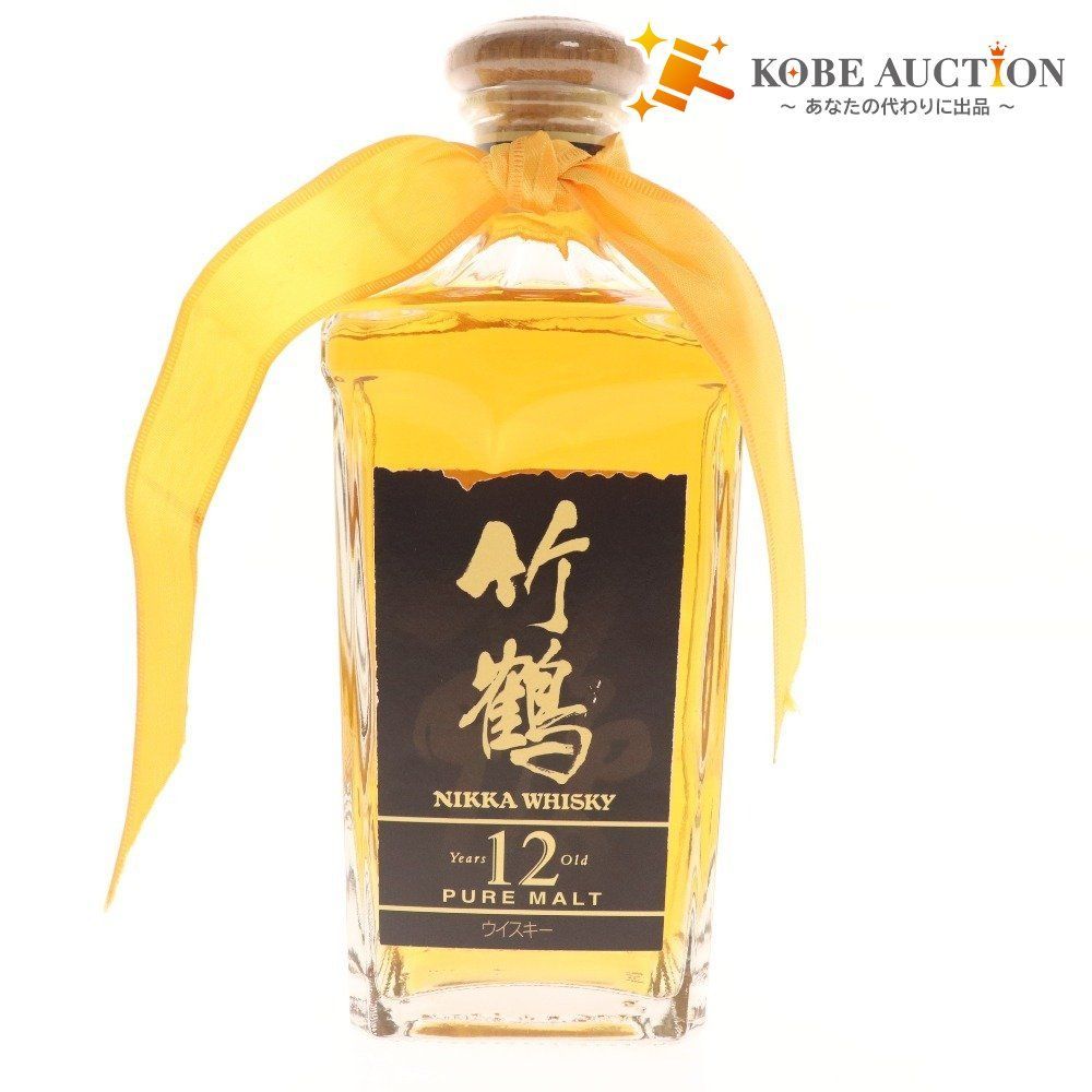 【ニッカウヰスキー】竹鶴１２年 ピュアモルト ４０度 ７００ml 未開栓/古酒 箱無し 〇〇北海道内限定発送NIKKA WHISKY ニッカウイスキー NIKKA 竹鶴