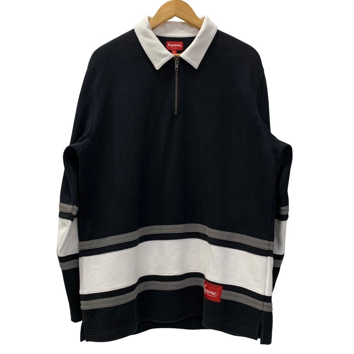 Supreme ブラック ラガーシャツ Mサイズ Size【M】 SUPREME シュプリーム 24SS S/S Rugby Black ラガー