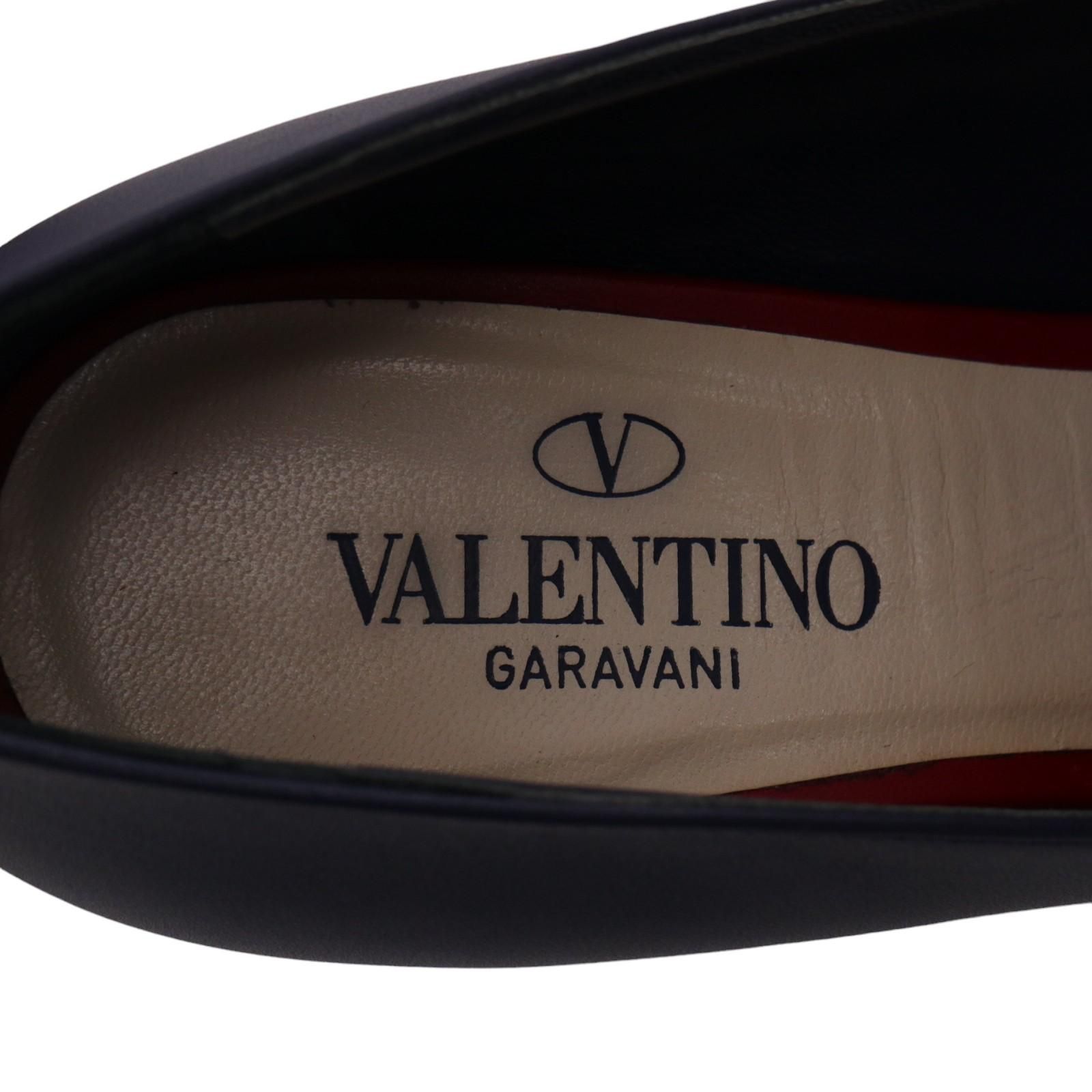 美品】VALENTINO ヴァレンティノ ロックスタッズ フリンジ チャンキー 