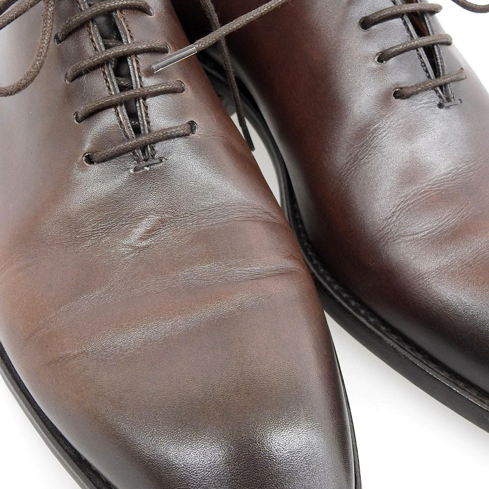 BERWICK バーウィック 美品 2429SIDA ホールカット レザー シューズ