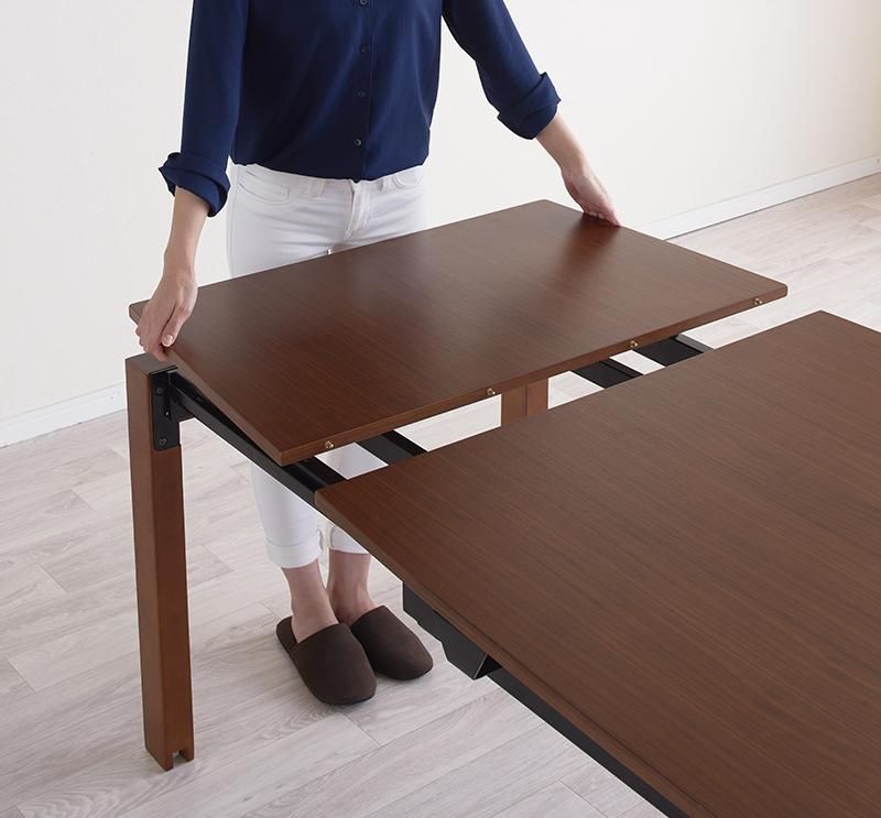 取付無料！モモナチュラル VIBO アルダー材天然木北欧風ダイニング