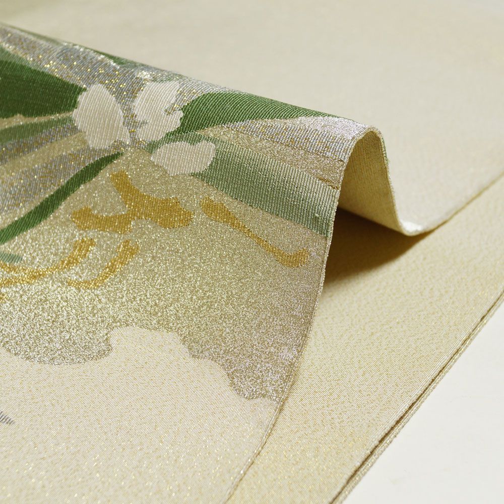 本つづれ勝山 袋帯 爪掻つづれ織 未使用品 暁山人作 松籟 桐箱付き