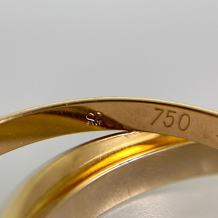 カルティエ Cartier トリニティ SM K18YG 15号(55) リング カルティエ Cartier トリニティ SM K18YG 15号(55) リング sst