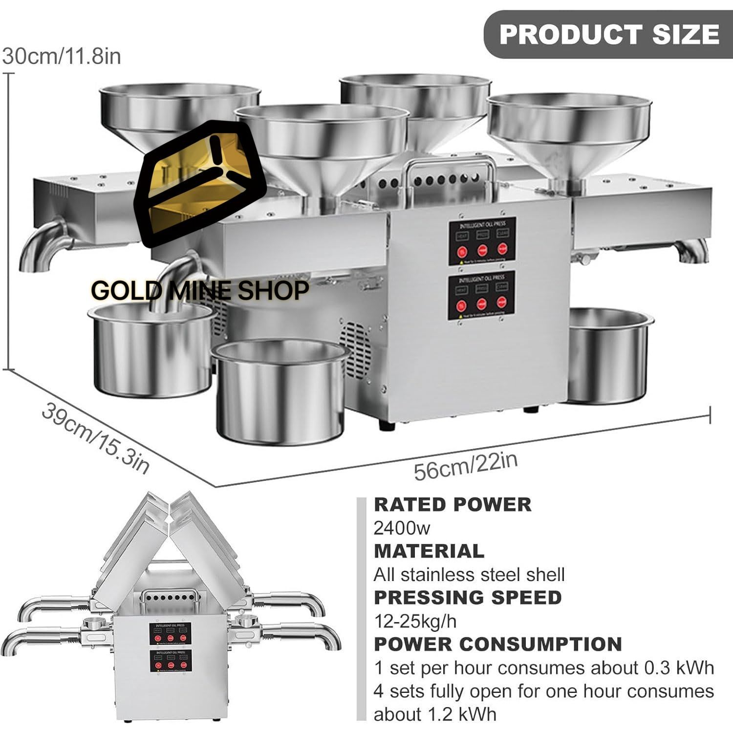 ホット-コールドデュアルモード プレス速度12-25kg|h