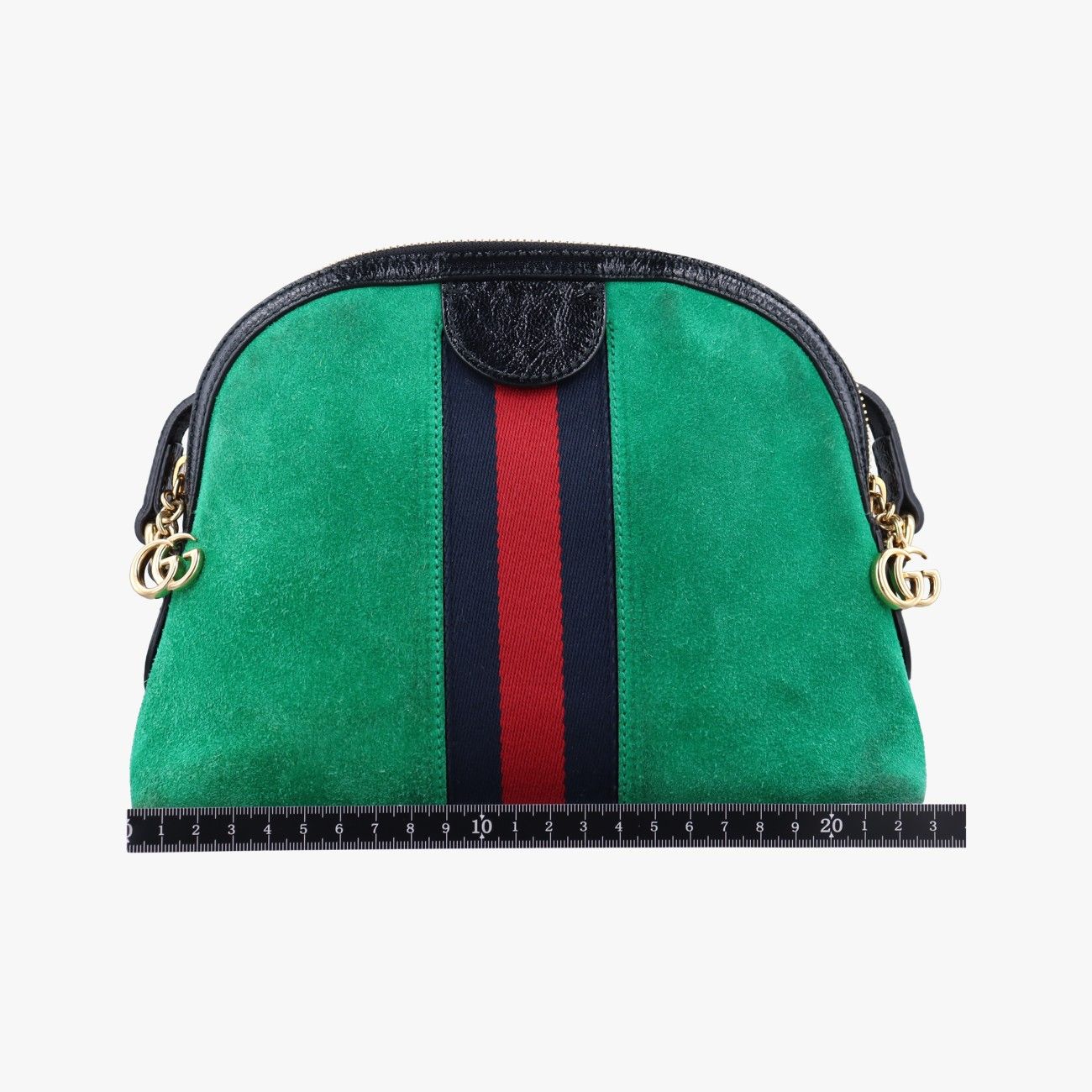 グッチGucciオフィディア グリーン×レッド×ブラック スエード 499621 G023571545