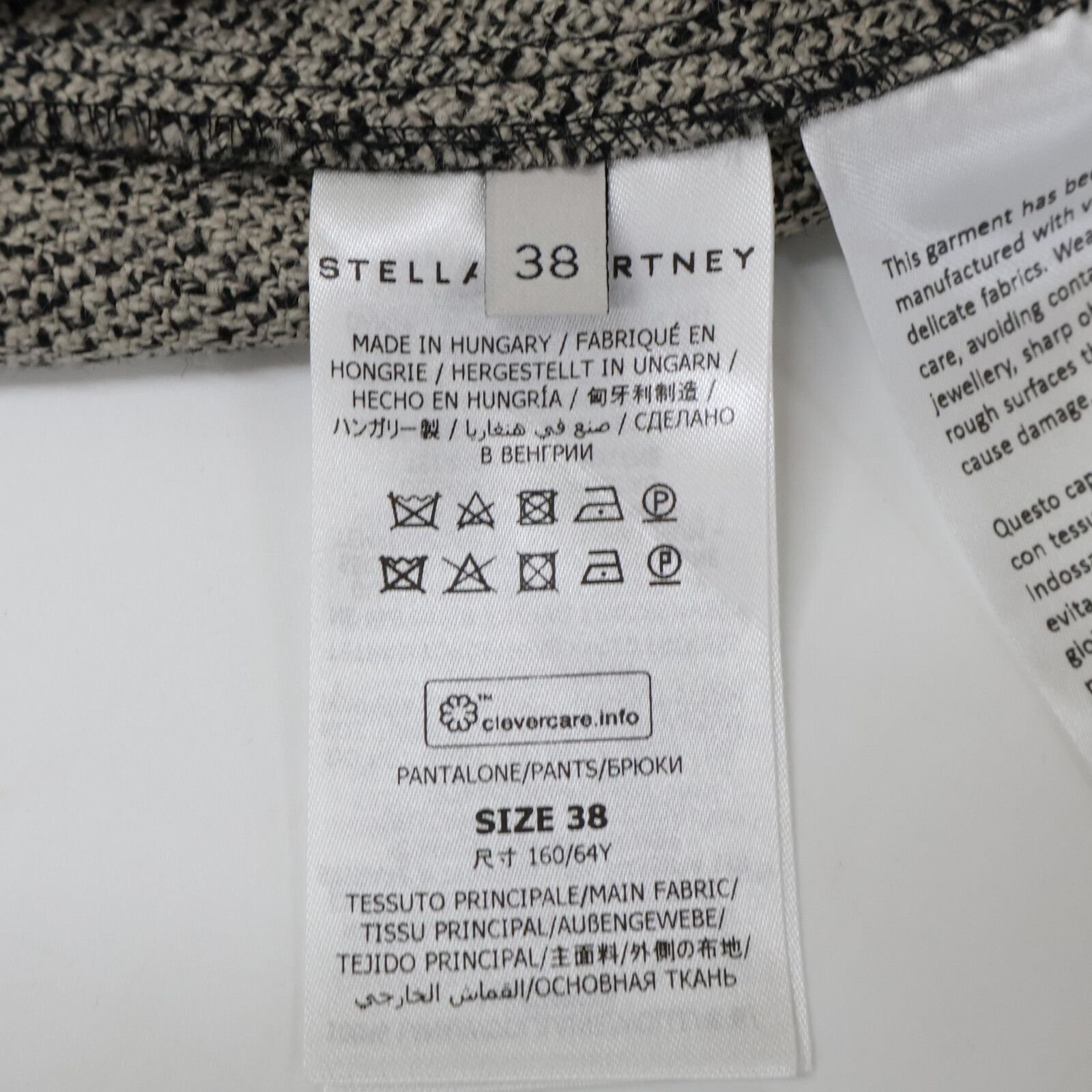 ステラマッカートニー ウールキュロットパンツ ネイビー サイズ38*CD910 STELLA McCARTNEY(ステラマッカートニー) テーパードスラックス