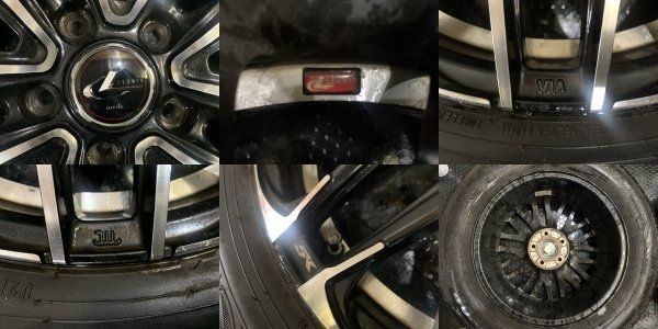 【DUNLOP EC300 215/60R16】夏タイヤ【Weds LEONIS SK ウェッズ レオニス 16インチ 6.5J5HPCD114.3+53】バリ溝 ヴェゼル等　(TH824) クレジットカード QR決済可能 DUNLOP EC300 215/60R16】夏タイヤ【Weds LEONIS SK ウェッズ レオニス