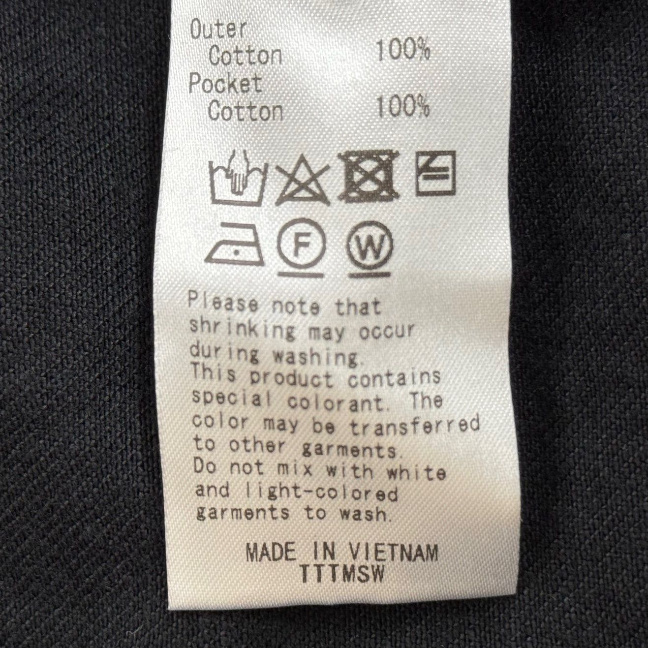 参考上代110000円 未使用品 TTT MSW 24SS Hooded denim jacket
