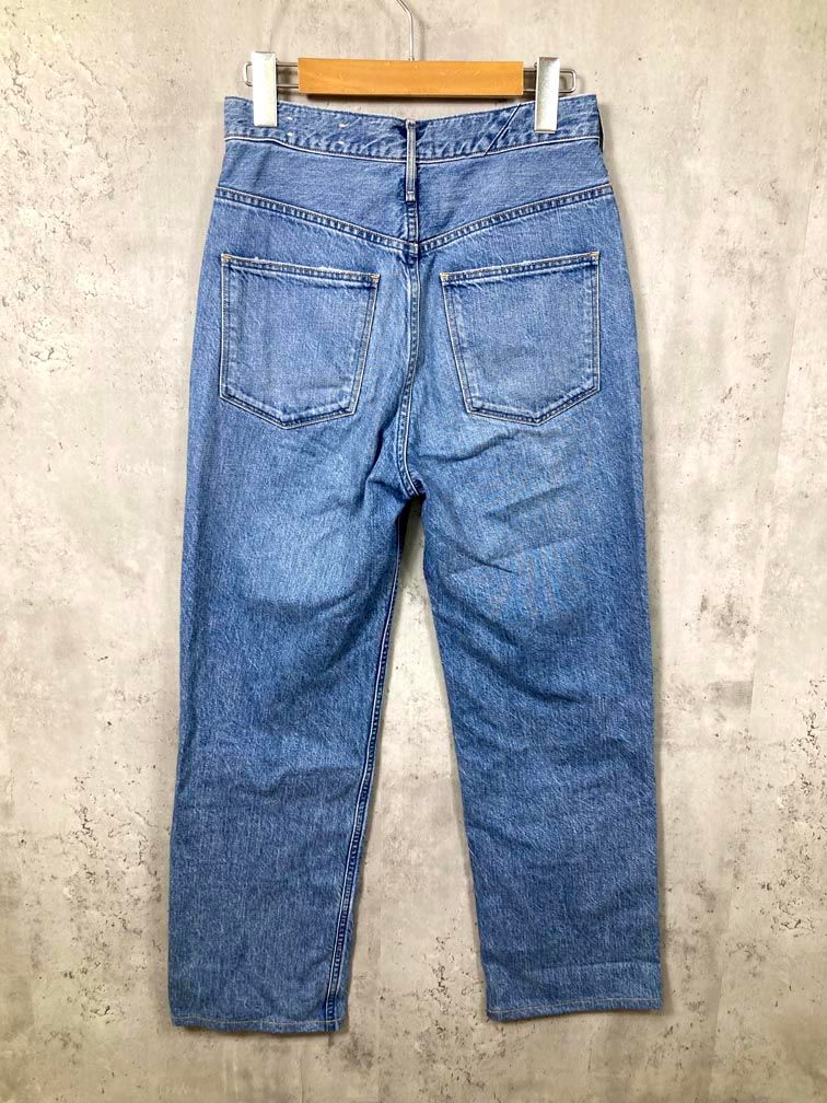 upper hights アッパーハイツ 定価27500円 THE COUSIN FLOW デニムパンツ size23 青 ◎レディース