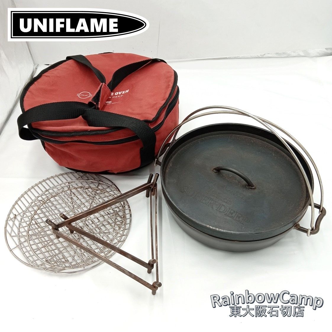 ◆UNIFLAME ユニフレーム ダッチパンハーフ12インチ オプション品あり
