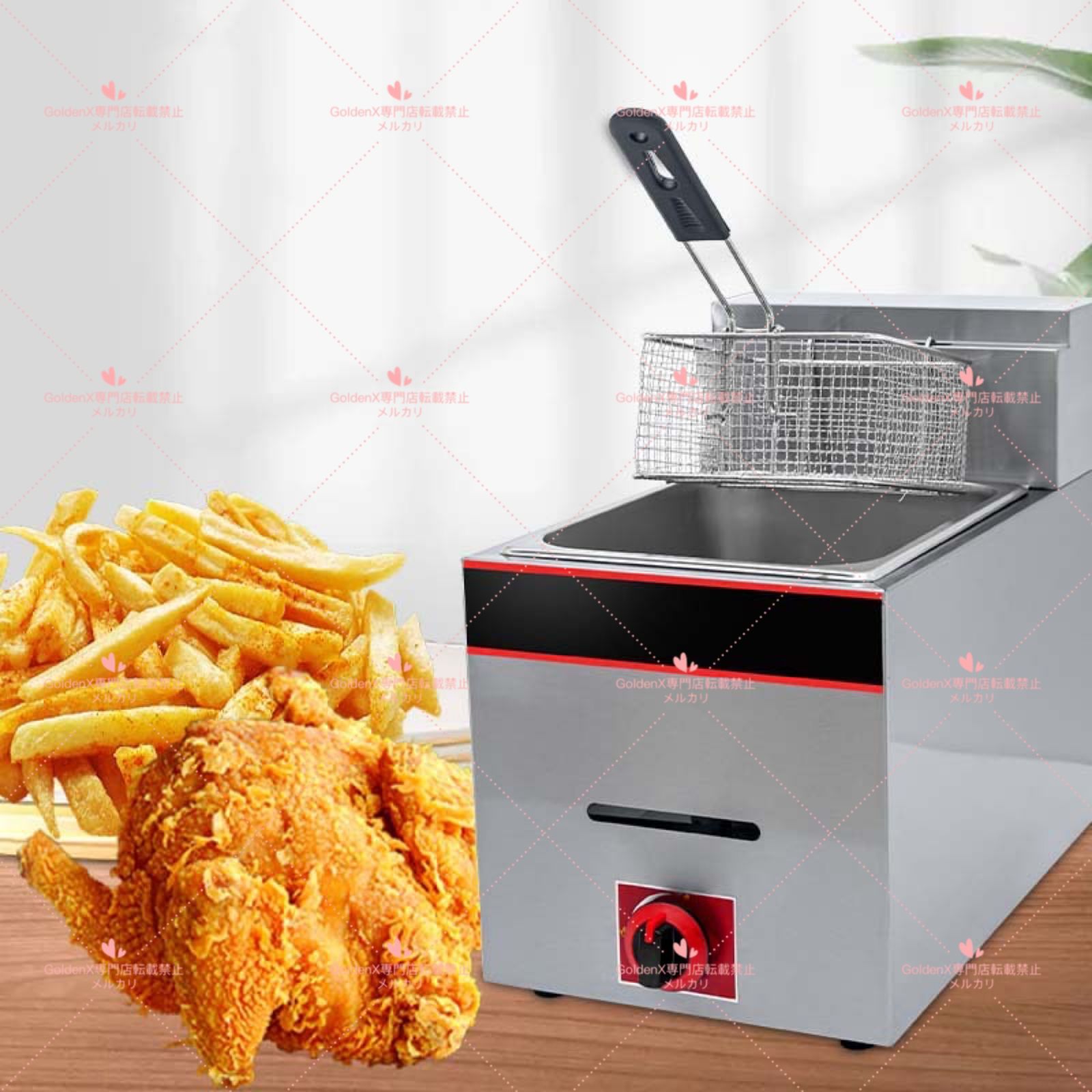 フジマック/富士工業 ガスフライヤー 10L 卓上型 LP（プロパンガス