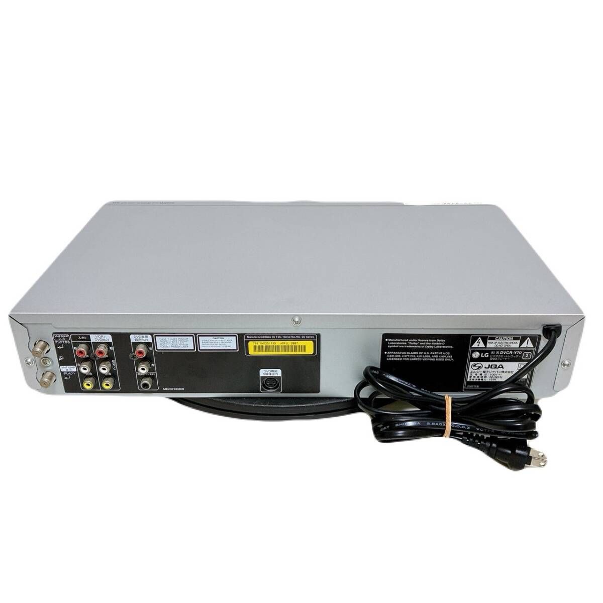 LG電子 VHS一体型DVDプレーヤー DVCR-B300 DVCR-B300 リモコン付 新品