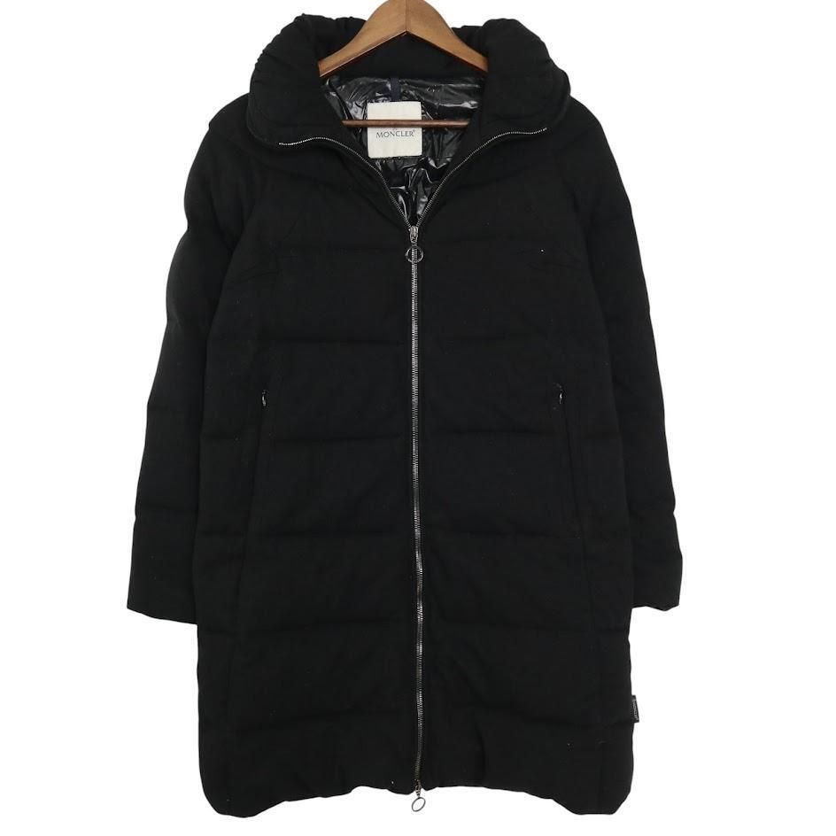 【希少モデル】 モンクレール ECBALIE ダウンコート サイズ00 ブラック モンクレール レディース ダウン MONCLER ブランド ダウン