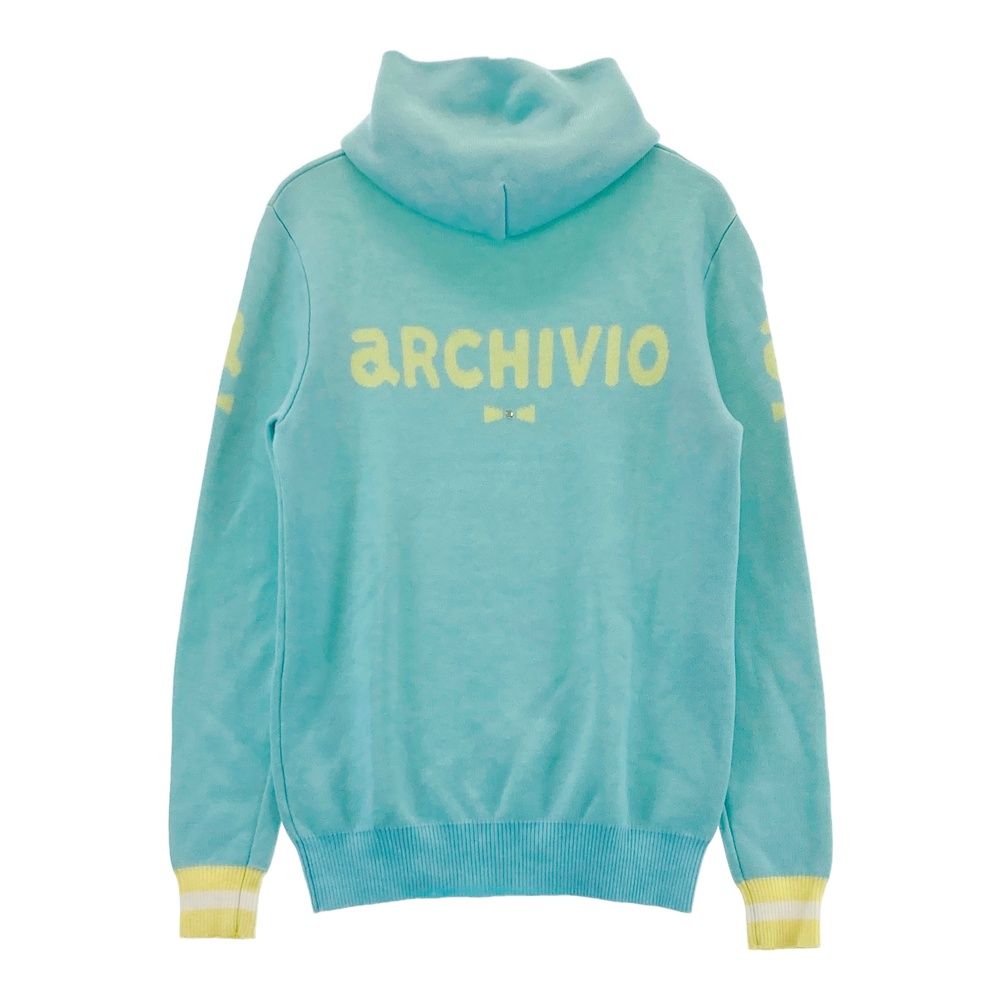 サイズ 38 ARCHIVIO アルチビオ ニットパーカー ブルー系 240101540494 ゴルフウェア レディース ストスト
