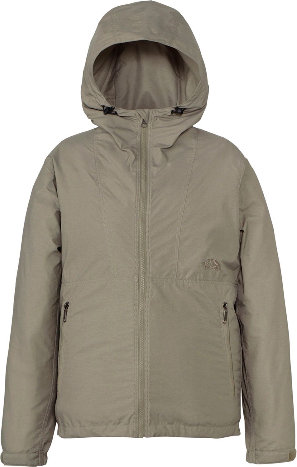 ザ ノース フェイス THE NORTH FACE アウトドア コンパクトジャケット レディース Compact Jacket トップス シェルジャケット キャンプ 撥水 フード 軽量 防風 静電ケア スタッフサック付 NPW72230 CR キャバングレー