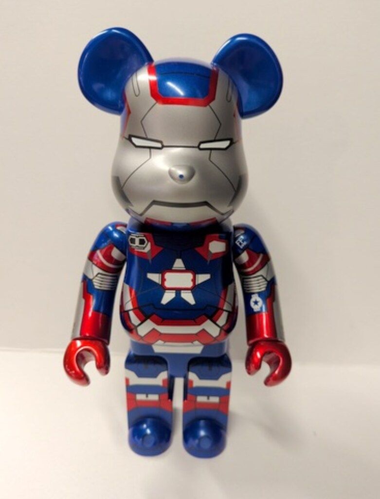 MEDICOMTOY BE@RBRICK IRON PATRIOT 400% Iron Man 0 Machine