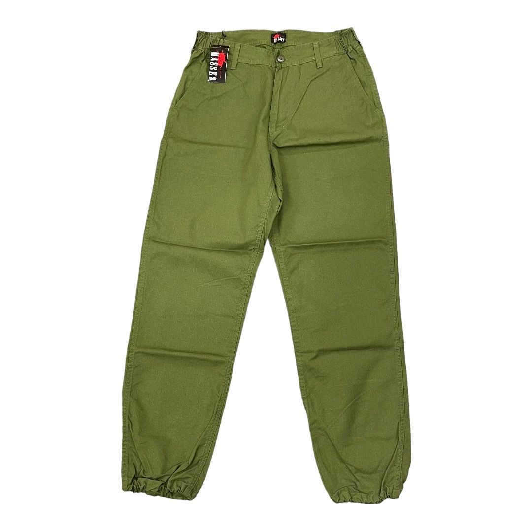 MASSES DUCK FILD PANTS パンツ マシス オリーブ S - メルカリ