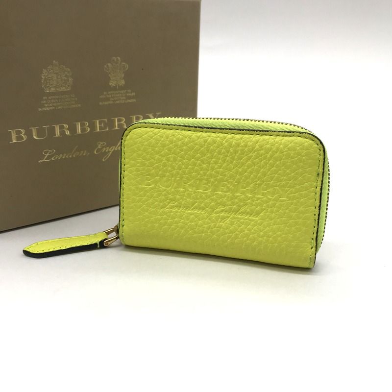 ✨極美品✨BURBERRY バーバリー コインケース ミニウォレット ラムスキン 極美品‼️ BURBERRY (バーバリー) コインケース ラムスキン