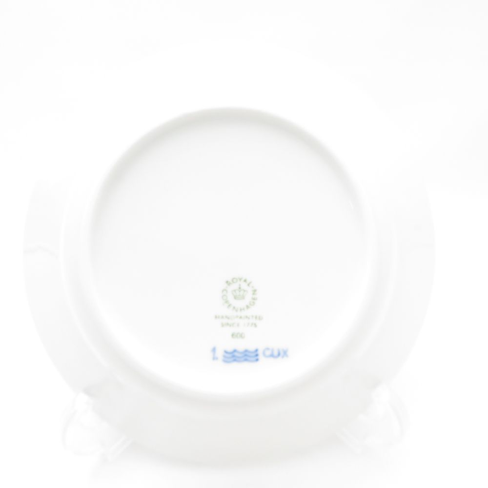 レア品！1960年製ロイヤルコペンハーゲン ブルーブルーテッドプレイン六角皿 ロイヤルコペンハーゲン 食器 イヤープレート 1960年代 10枚