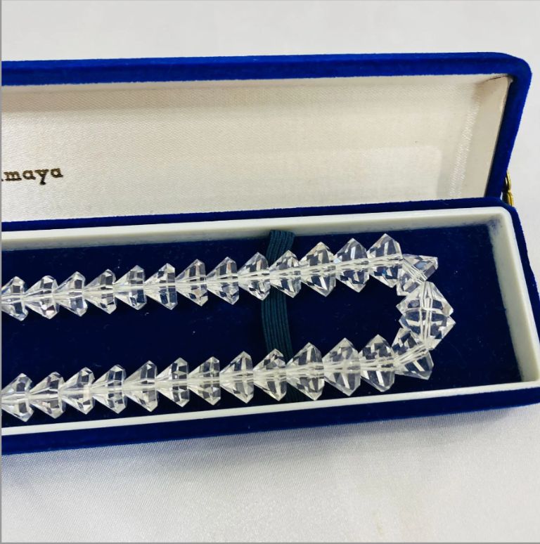 A【高島屋】水晶 ネックレス イヤリング シルバー silver 冠婚 A【高島屋】水晶 ネックレス イヤリング シルバー silver 冠婚