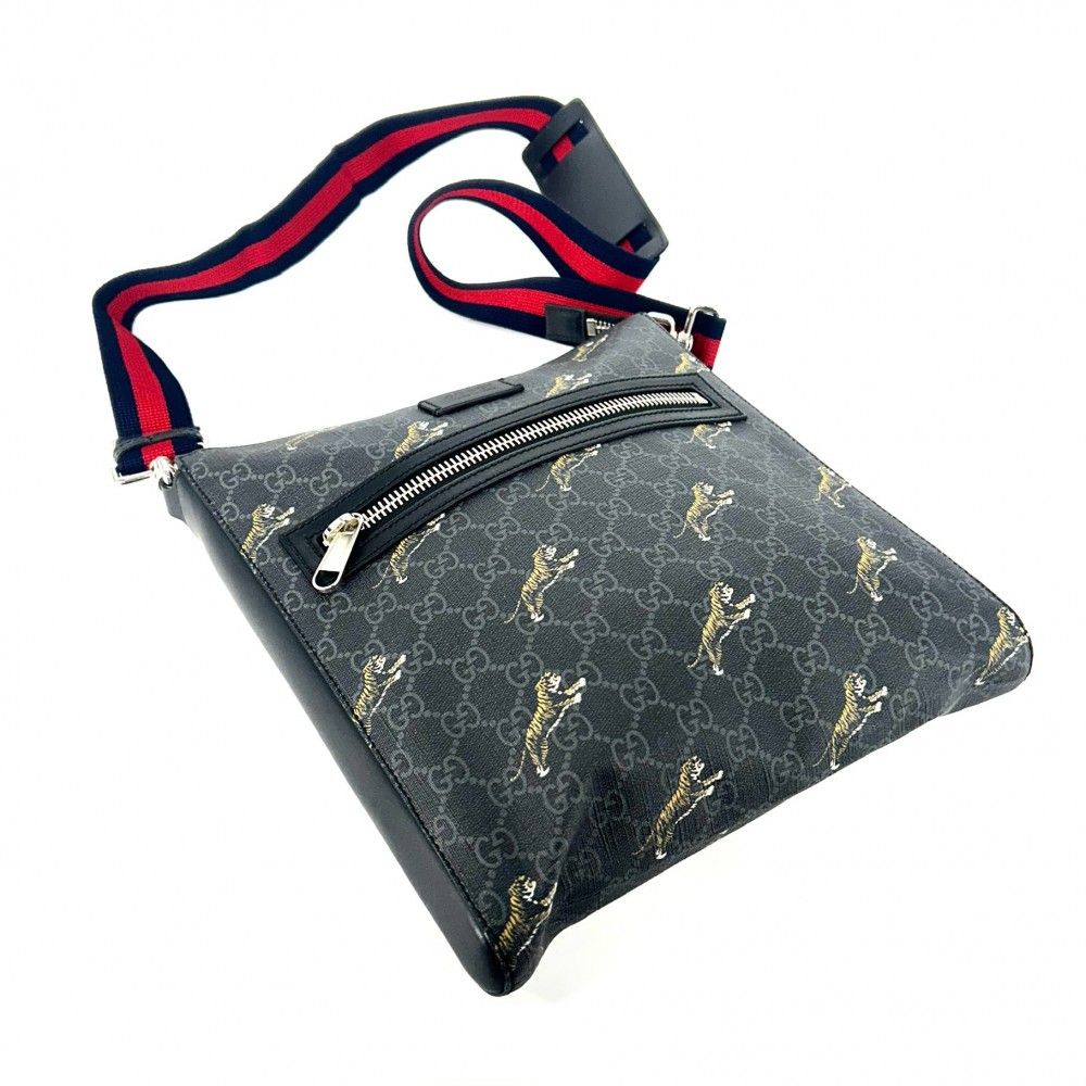 グッチ ショルダーバッグ メンズ タイガー 虎 GUCCI 474137 GG
