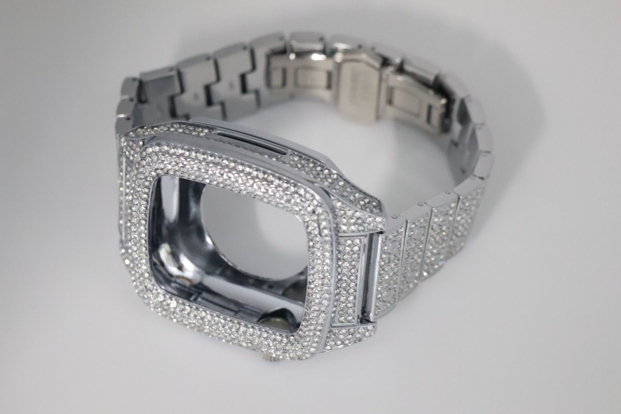 Watchキラキラステンレスベルト アップルウォッチバンド