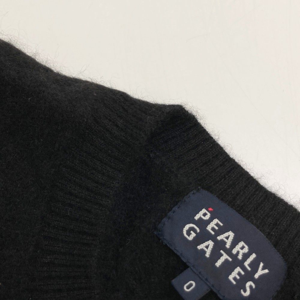 サイズ：0 PEARLY GATES パーリーゲイツ カシミヤ 長袖ニット