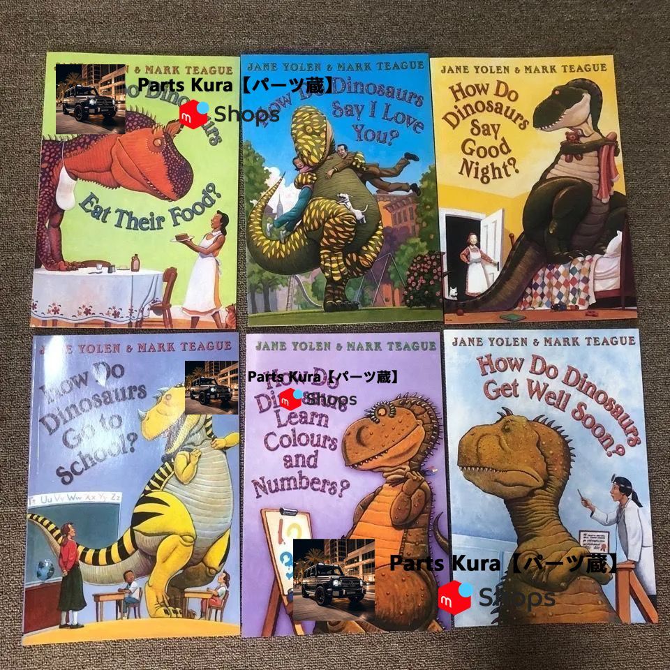 【公式】アクセサリーの激安通販 新品 恐竜 セット 6冊 英語絵本 Dinosaurs シリーズ 幼児英語 洋書