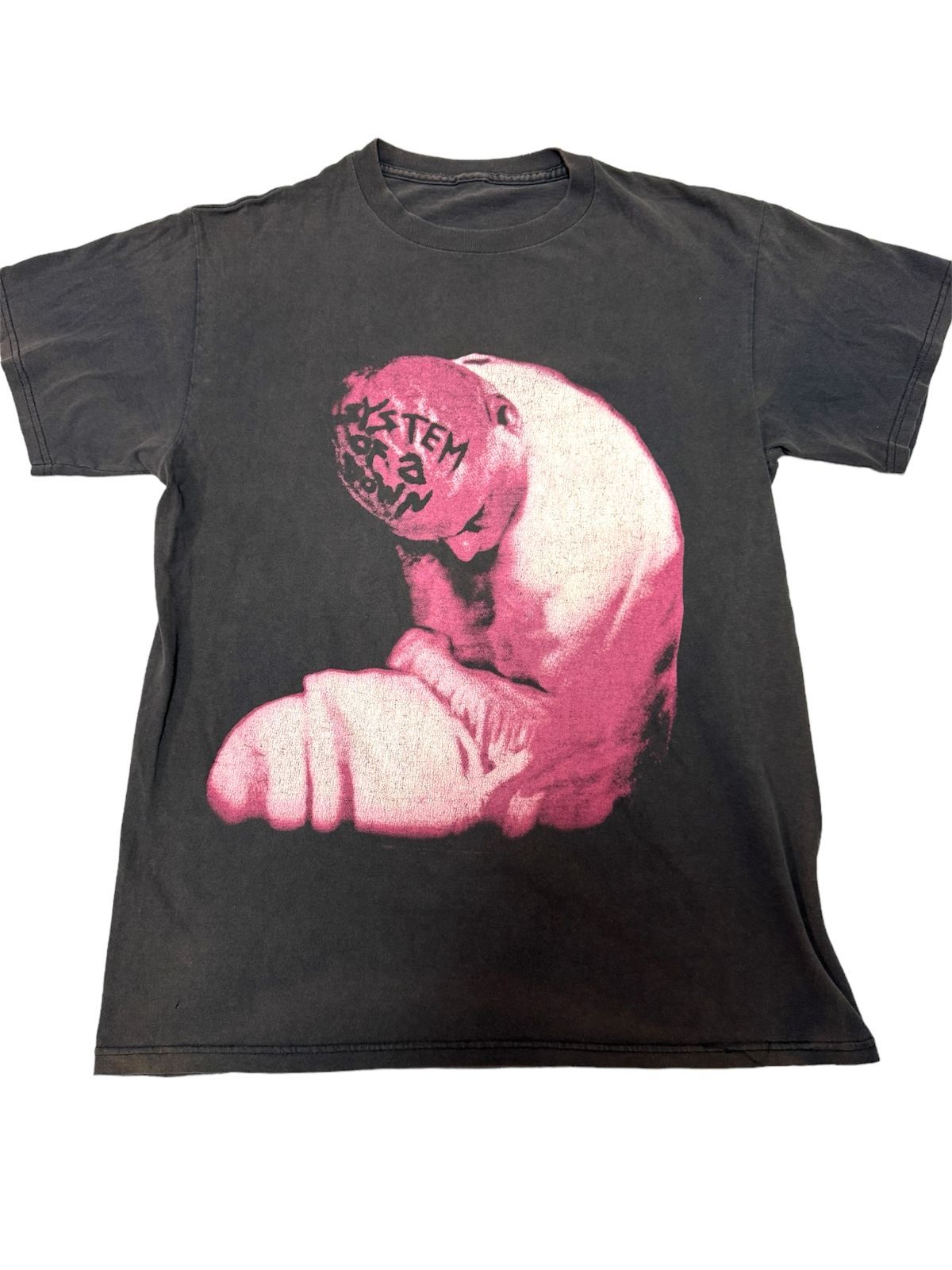 90's-00's system of a down vintage double sided t-shirt バンドT