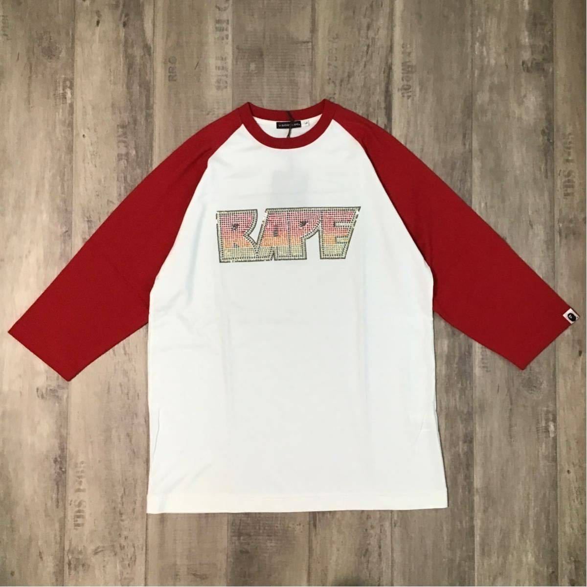 ☆新品☆ スワロフスキー KISS logo 七分袖 Tシャツ Lサイズ a bathing 