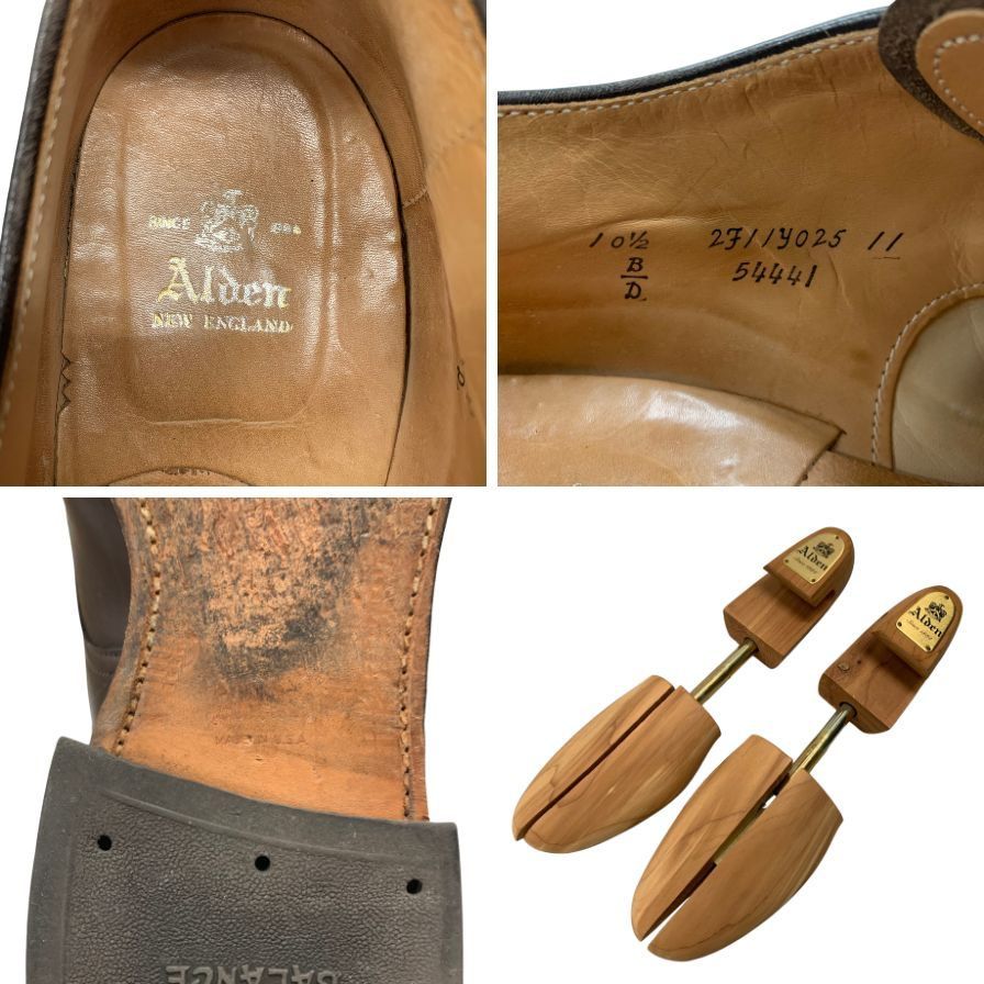 オールデン レザーシューズ 54441 Vチップ カーフ【LA】【中古