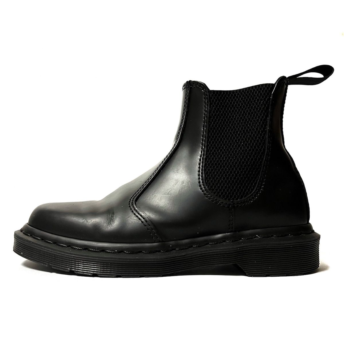 Dr.Martens(ドクターマーチン) ショートブーツ EU 37 レディース - 黒 サイドゴア レザー - メルカリ