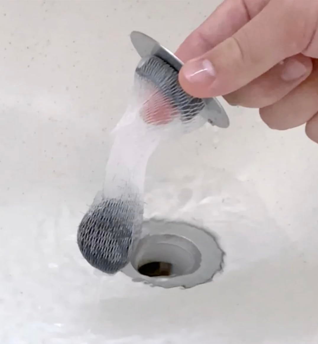  HUBATH 洗面台ヘアキャッチャー 洗面台 排水口 ゴミ受け 排水溝 排水口カバー ネット 浴室用具