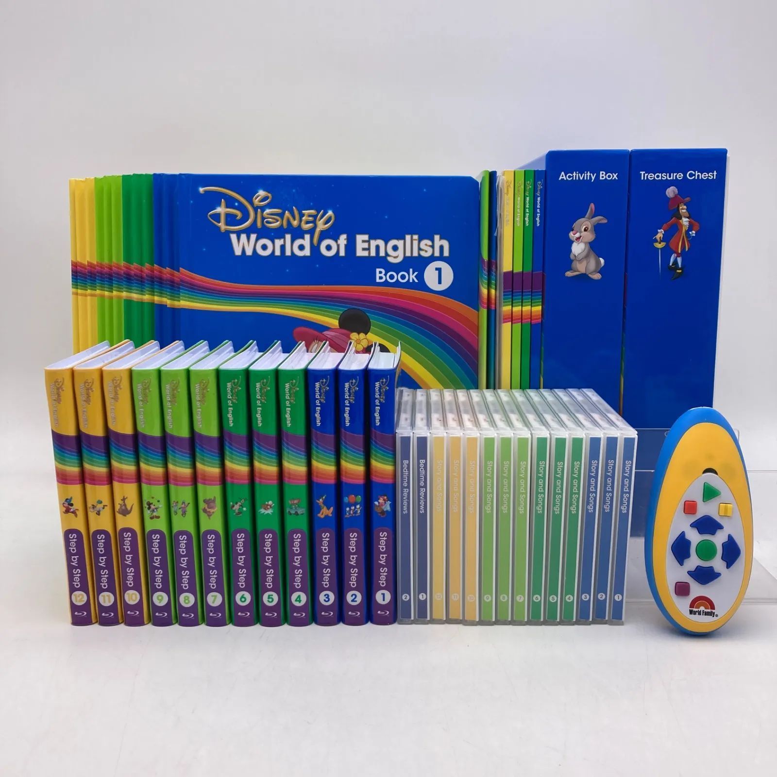 最新版】メインプログラム ブルーレイ 絵本 CD ディズニー英語