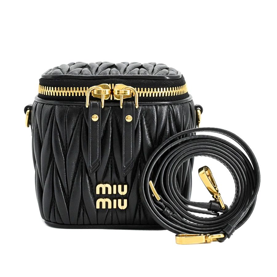 MIU MIU ミュウミュウ ショルダーバッグ マテラッセレザーマイクロバッグ 5NR018