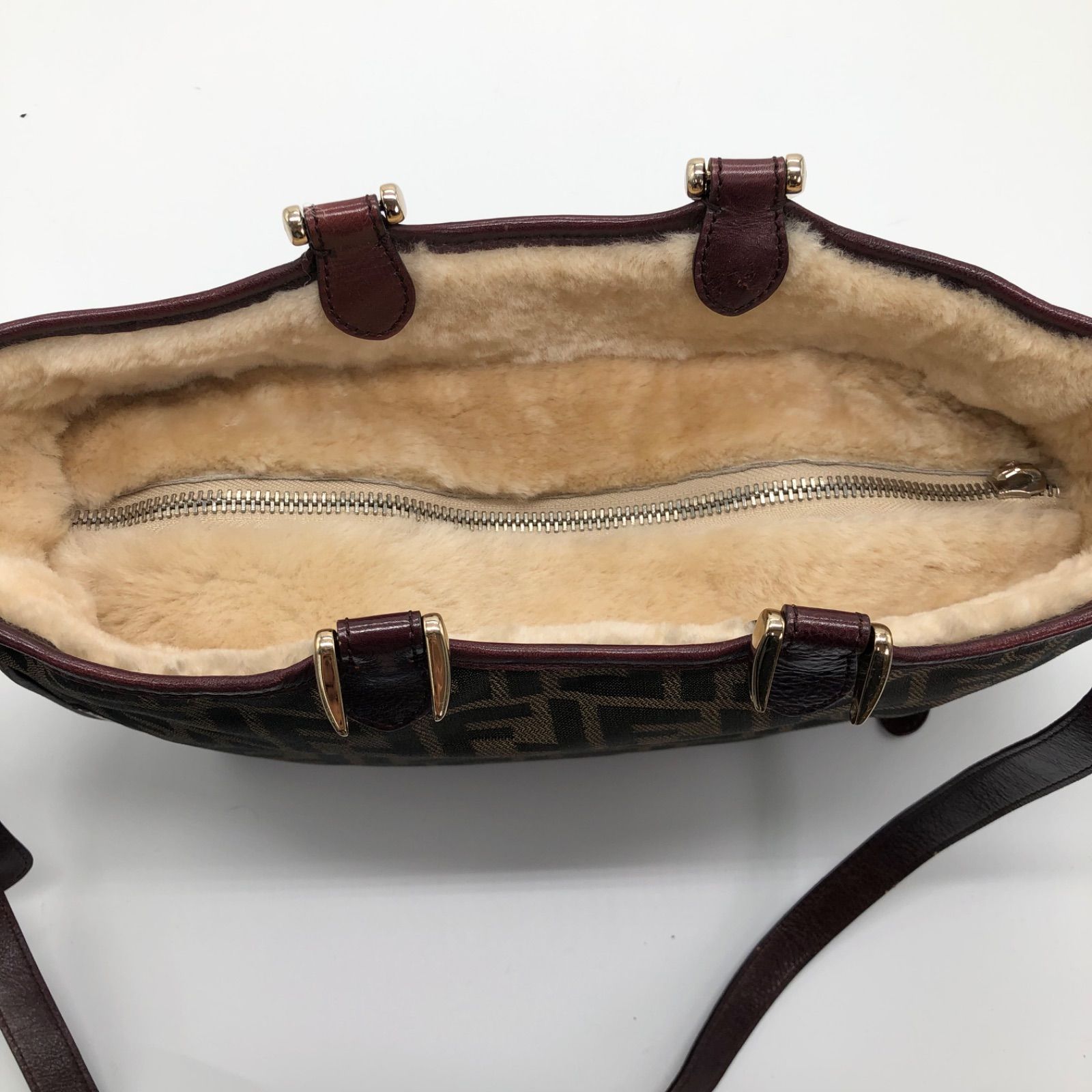 FENDI フィンディ ショルダーバック ハンドバック 2way ズッカ
