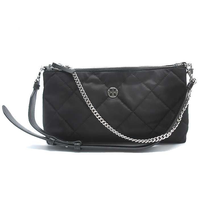 【極美品】トリーバーチ　2wayショルダーバッグ キルティング 金具　ブラック トリーバーチ ショルダーバッグ TORY BURCH キルティング調