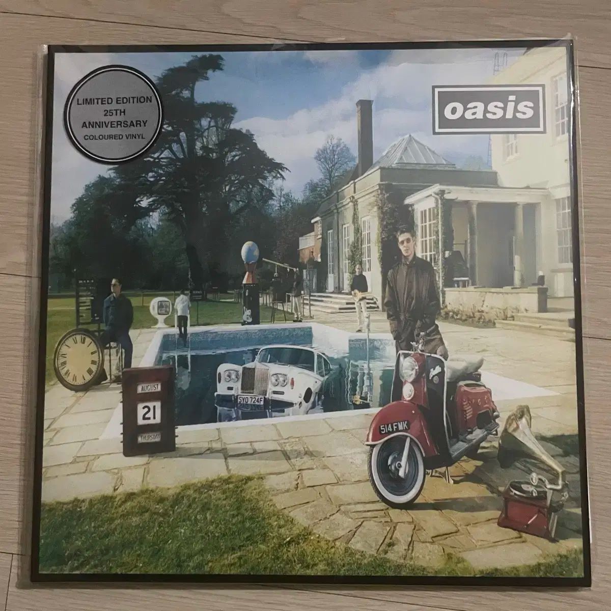 オアシス 3 家 25 周年 シルバー 盤 2lp