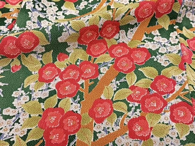 古布　正絹　吊るし椿　錦紗縮緬　疋田模様　麻の葉　くくり花　さげもん　鬼しぼ hq720.jpg?sqp=-